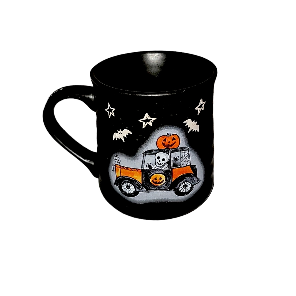 Halloween skeleton mug
